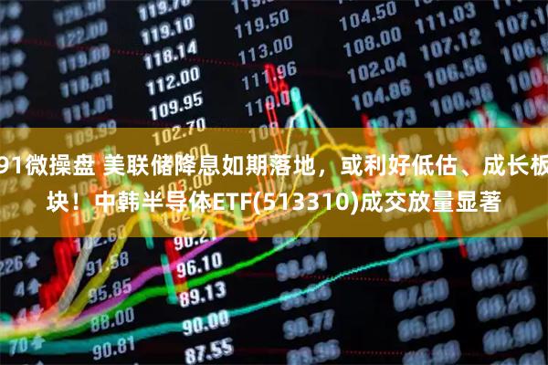 91微操盘 美联储降息如期落地，或利好低估、成长板块！中韩半导体ETF(513310)成交放量显著