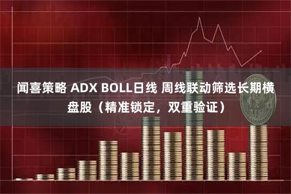 闻喜策略 ADX BOLL日线 周线联动筛选长期横盘股(精准锁定,双重验证)